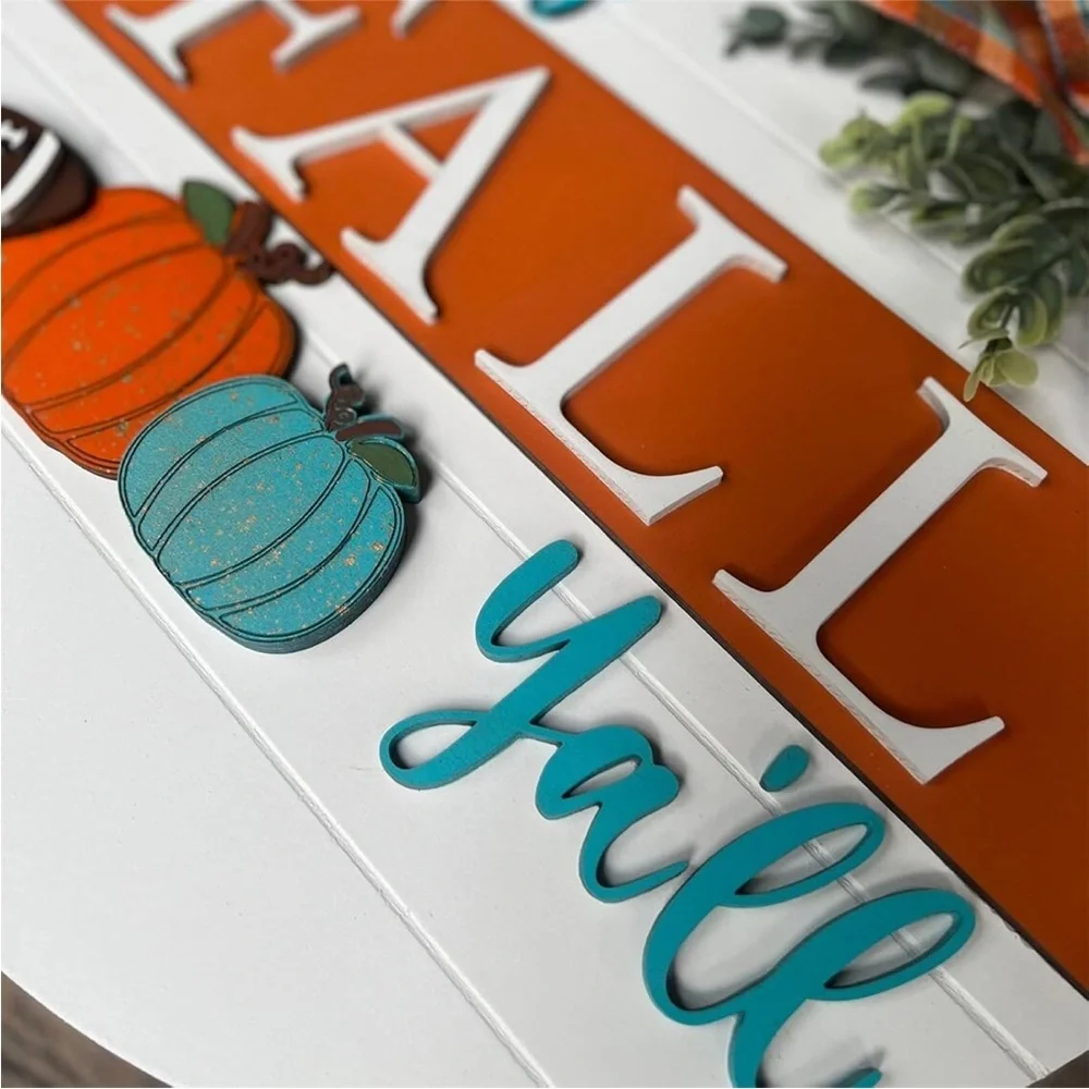 Fall wooden Decor Sign